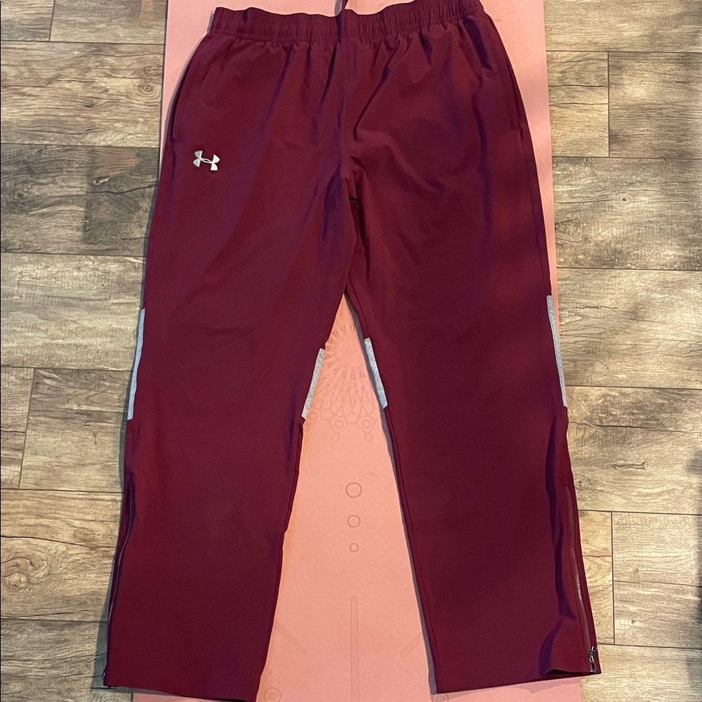 Under Armour Burgundy Athletic Pants